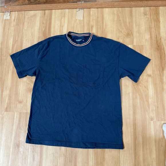 Men's Abercrombie & fitch soft af essentials oversized navy shirt size large - Picture 1 of 2